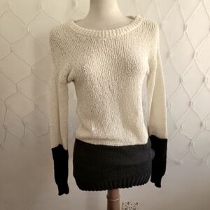 French Connection Dual Tone Sweater / Extra Long / Size Small
